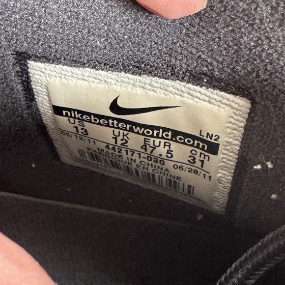 Vintage Nike Air Griffey Max II Anthracite Gray Blue Size 13 - Picture 7 of 7